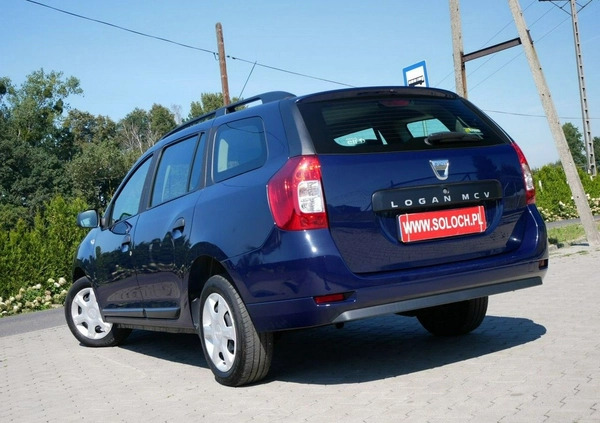 Dacia Logan cena 22700 przebieg: 231000, rok produkcji 2016 z Jeziorany małe 254